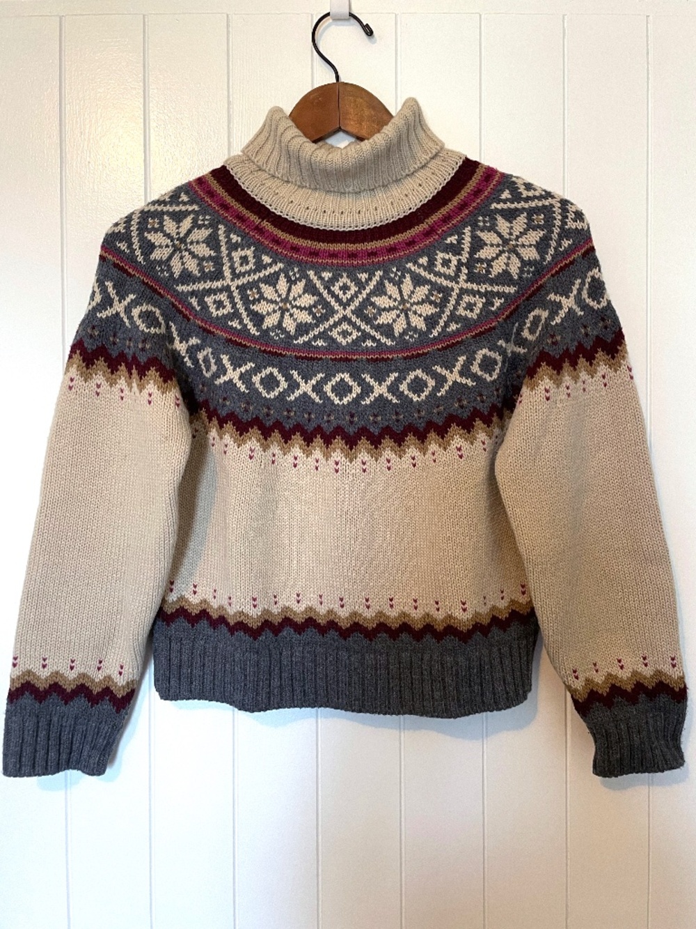 Vintage '90s Italian wool-blend sweater - XOXO - size S